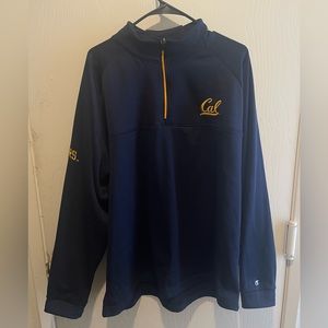 Champion XL Berkeley Navy Blue Quarter Zip Sweater